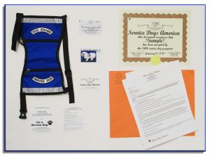 SDA Service Dog ID Kit